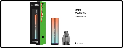 Le contenu du pack du kit Veco go par Vaporesso